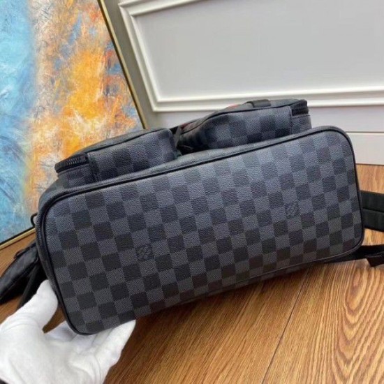 Replica Louis Vuitton Utility Backpack Damier Graphite N40279