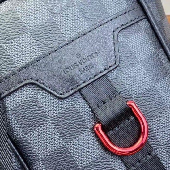 Replica Louis Vuitton Utility Backpack Damier Graphite N40279
