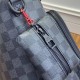 Replica Louis Vuitton Utility Backpack Damier Graphite N40279