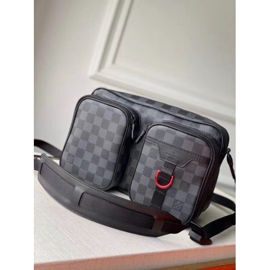 Fake Louis Vuitton Utility Messenger Damier Graphite N40280 Replica