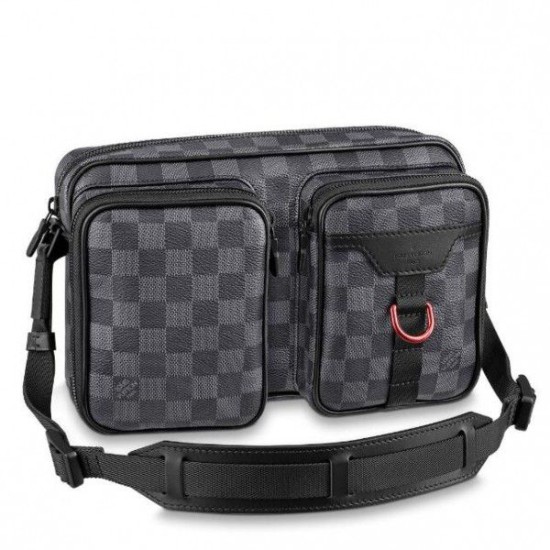 Fake Louis Vuitton Utility Messenger Damier Graphite N40280 Replica