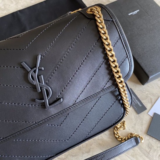 Fake YSL Saint Laurent Niki Medium Smooth Leather Bag Black Replica Replica YSL Saint Laurent Niki Medium Smooth Leather Bag Black