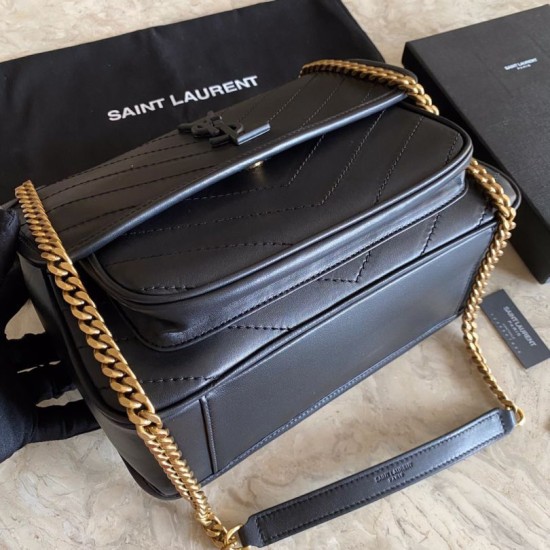 Fake YSL Saint Laurent Niki Medium Smooth Leather Bag Black Replica Replica YSL Saint Laurent Niki Medium Smooth Leather Bag Black