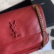 Replica YSL Saint Laurent Niki Medium Smooth Leather Bag Red Fake YSL Saint Laurent Niki Medium Smooth Leather Bag Red Replica