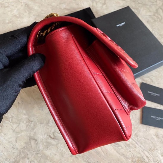 Replica YSL Saint Laurent Niki Medium Smooth Leather Bag Red Fake YSL Saint Laurent Niki Medium Smooth Leather Bag Red Replica