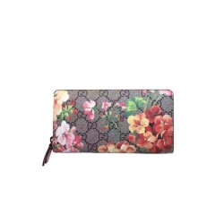 Fake Gucci Margaret Queen leather wallet 476064 Dark Blue Replica