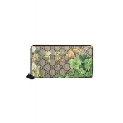 Replica Gucci GG Blooms Zip Around Wallet 408665 Green