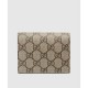Replica Gucci Exclusive GG Supreme card case 456867 Coffee Fake Gucci Exclusive GG Supreme card case 456867 Coffee Replica