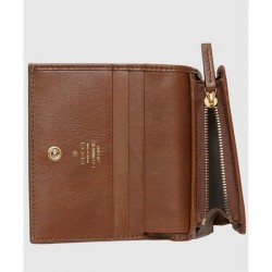 Fake Gucci Exclusive GG Supreme card case 456867 Coffee Replica