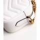 Replica Gucci GG Marmont Matelasse Mini Bag 448065 White Replica Gucci GG Marmont Matelasse Mini Bag 448065 White