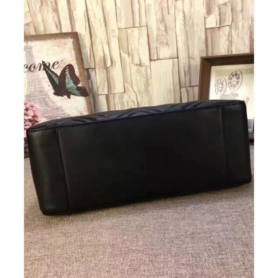 Fake Gucci GG Marmont Matelasse Shoulder Bag 453569 Black Replica Replica Gucci GG Marmont Matelasse Shoulder Bag 453569 Black