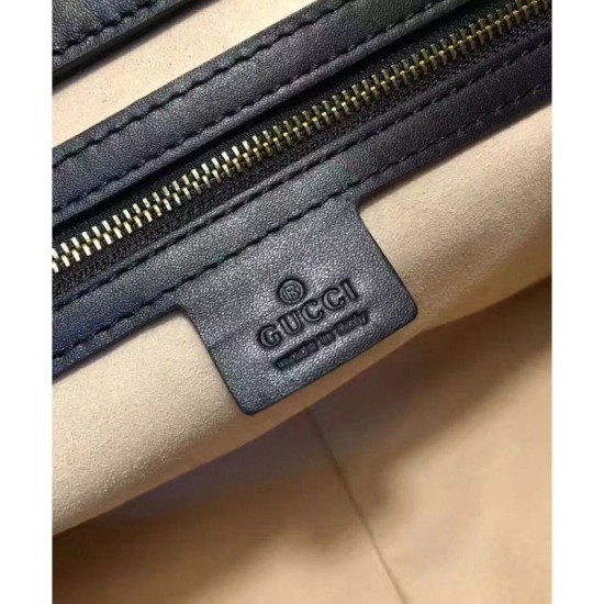 Fake Gucci GG Marmont Matelasse Shoulder Bag 453569 Black Replica Replica Gucci GG Marmont Matelasse Shoulder Bag 453569 Black