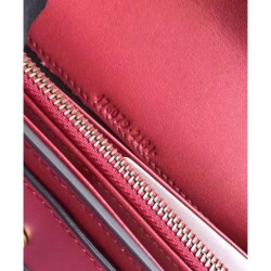Fake Gucci Margaret Queen leather wallet 476064 Dark Blue Replica