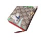 Replica Gucci Multicolor Tian Zip Around Wallet 424893 Red