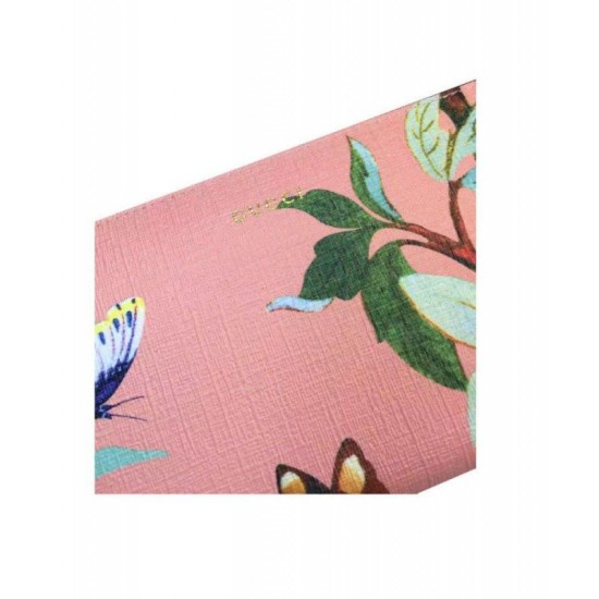 Replica Gucci Tian Zip Around Wallet 424893 Pink Fake Gucci Tian Zip Around Wallet 424893 Pink Replica