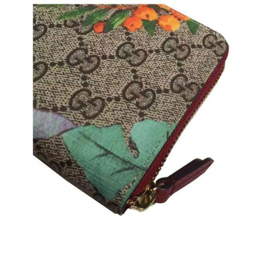 Replica Gucci Tian Zip Around Wallet Red
