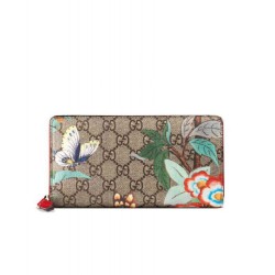 Replica Gucci Multicolor Tian Zip Around Wallet 424893 Red