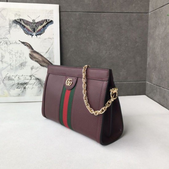 Replica Gucci Ophidia Small Shoulder Bag 503878 Burgundy