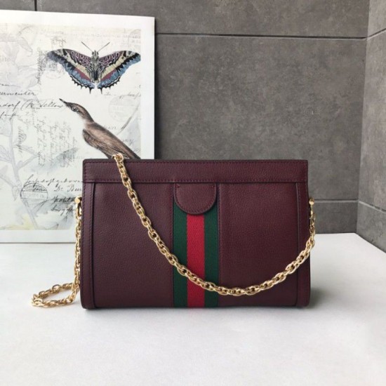 Replica Gucci Ophidia Small Shoulder Bag 503878 Burgundy