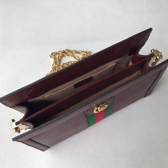Replica Gucci Ophidia Small Shoulder Bag 503878 Burgundy