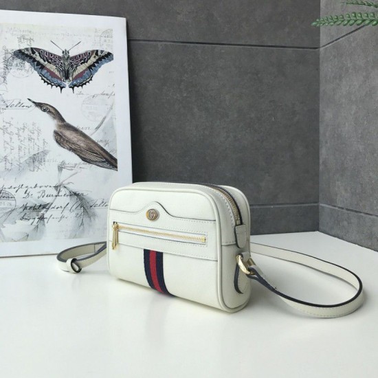Replica Gucci Ophidia Mini Crossbody Bag 517350 White