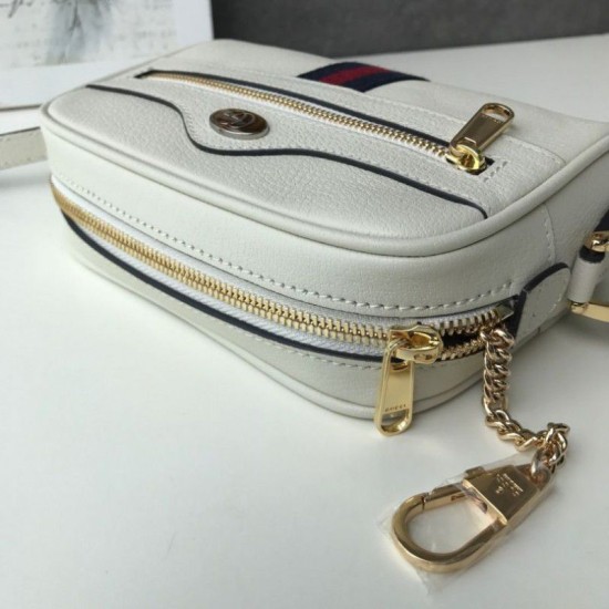 Replica Gucci Ophidia Mini Crossbody Bag 517350 White