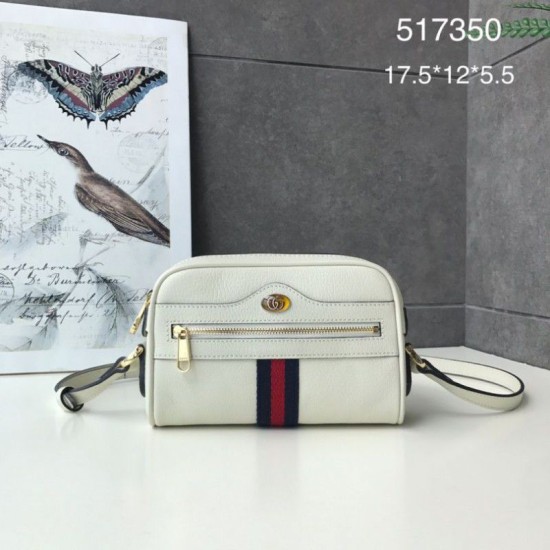 Replica Gucci Ophidia Mini Crossbody Bag 517350 White