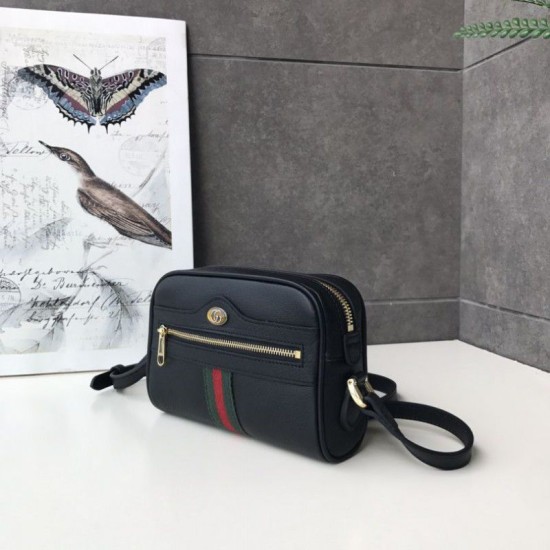 Replica Gucci Ophidia Mini Crossbody Bag 517350 Black Replica Gucci Ophidia Mini Crossbody Bag 517350 Black