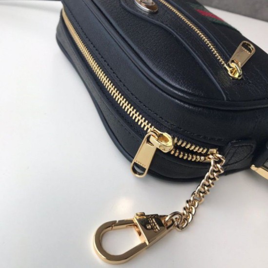 Replica Gucci Ophidia Mini Crossbody Bag 517350 Black Replica Gucci Ophidia Mini Crossbody Bag 517350 Black