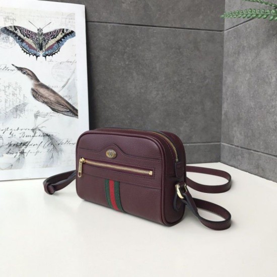 Replica Gucci Ophidia Mini Crossbody Bag 517350 Claret Replica Gucci Ophidia Mini Crossbody Bag 517350 Claret