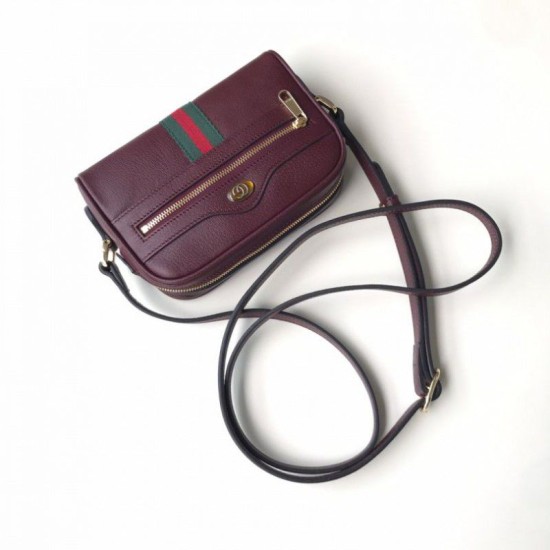 Replica Gucci Ophidia Mini Crossbody Bag 517350 Claret Replica Gucci Ophidia Mini Crossbody Bag 517350 Claret