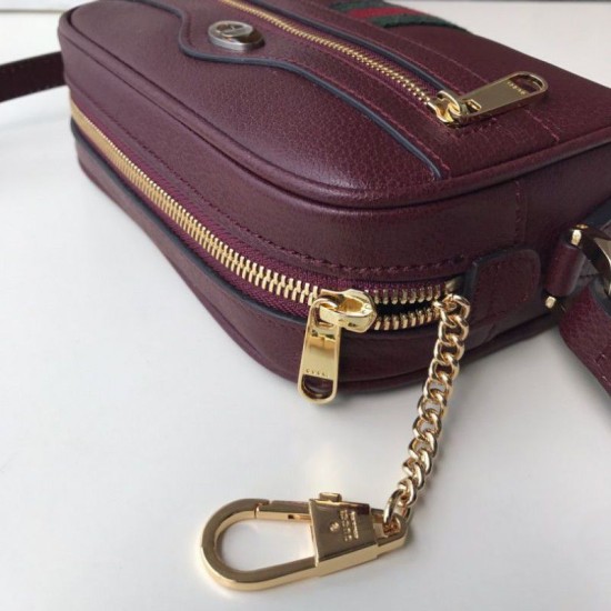 Replica Gucci Ophidia Mini Crossbody Bag 517350 Claret Replica Gucci Ophidia Mini Crossbody Bag 517350 Claret