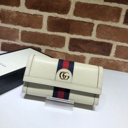 Replica Gucci Ophidia Continental Wallet 523153 White
