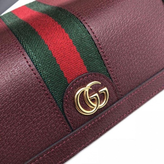 Fake Gucci Ophidia Continental Wallet 523153 Claret Replica Replica Gucci Ophidia Continental Wallet 523153 Claret