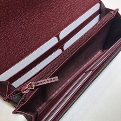 Replica Gucci Ophidia Continental Wallet 523153 Claret