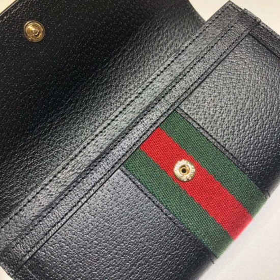 Replica Gucci Ophidia Continental Wallet 523153 Black Replica Gucci Ophidia Continental Wallet 523153 Black