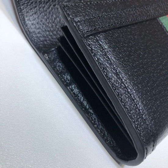 Replica Gucci Ophidia Continental Wallet 523153 Black Replica Gucci Ophidia Continental Wallet 523153 Black
