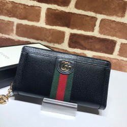 Replica Gucci Ophidia Zip Around Wallet 523154 Black