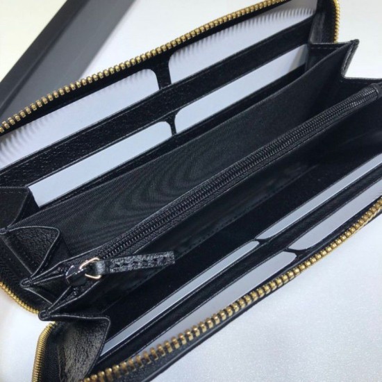 Replica Gucci Ophidia Zip Around Wallet 523154 Black