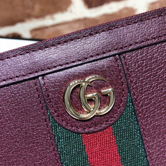 Fake Gucci Ophidia Zip Around Wallet 523154 Red Replica Replica Gucci Ophidia Zip Around Wallet 523154 Red