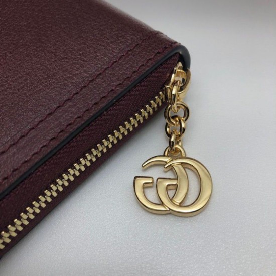 Fake Gucci Ophidia Zip Around Wallet 523154 Red Replica Replica Gucci Ophidia Zip Around Wallet 523154 Red