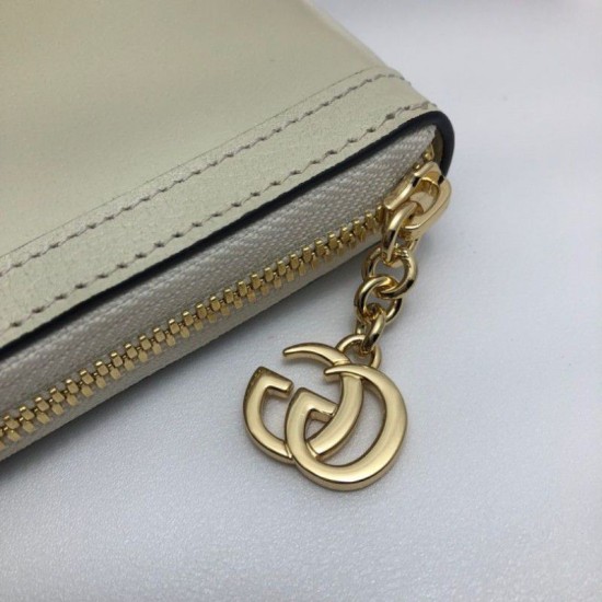 Fake Gucci Ophidia Zip Around Wallet 523154 White Replica Fake Gucci Ophidia Zip Around Wallet 523154 White Replica