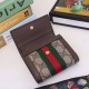 Fake Gucci Ophidia GG Wallet 523174 Brown Replica