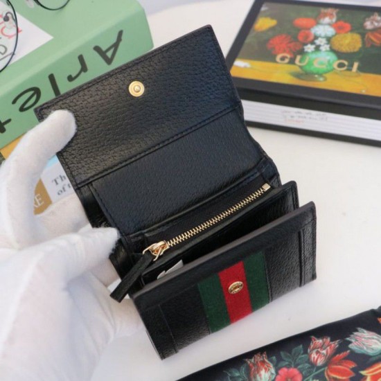 Replica Gucci Ophidia GG Wallet 523174 Black