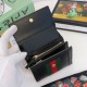 Replica Gucci Ophidia GG Wallet 523174 Black