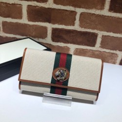 Replica Gucci Rajah Continental Wallet 573789 White