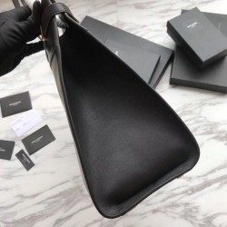 Replica YSL Saint Laurent Medium Manhattan Top Handle Bag Black