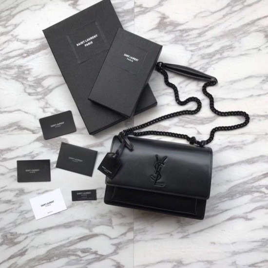 Replica YSL Saint Laurent Medium Sunset Bag Smooth Leather Black Hardware Replica YSL Saint Laurent Medium Sunset Bag Smooth Leather Black Hardware