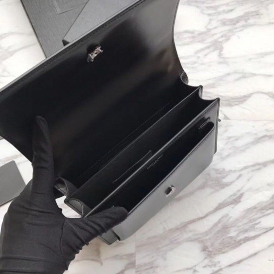 Replica YSL Saint Laurent Medium Sunset Bag Smooth Leather Black Hardware Replica YSL Saint Laurent Medium Sunset Bag Smooth Leather Black Hardware