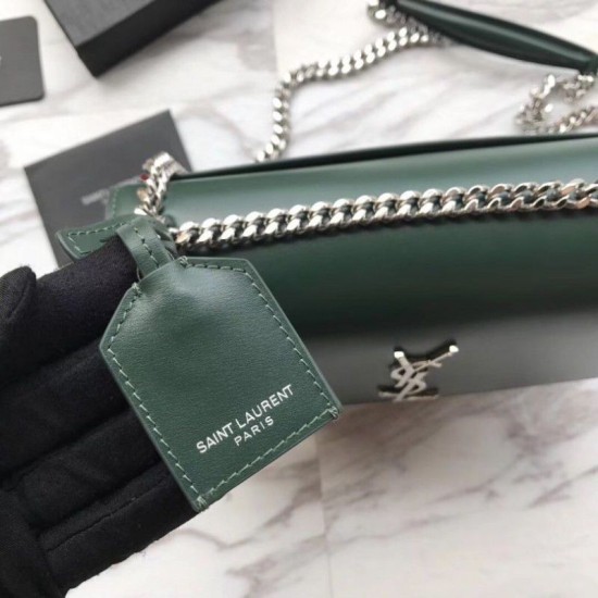 Fake YSL Saint Laurent Medium Sunset Bag Smooth Leather Green Replica Replica YSL Saint Laurent Medium Sunset Bag Smooth Leather Green